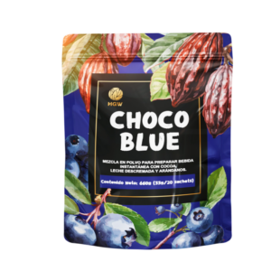Choco Blue HGW(bebida instantánea cocoa, leche descremada y arándanos)