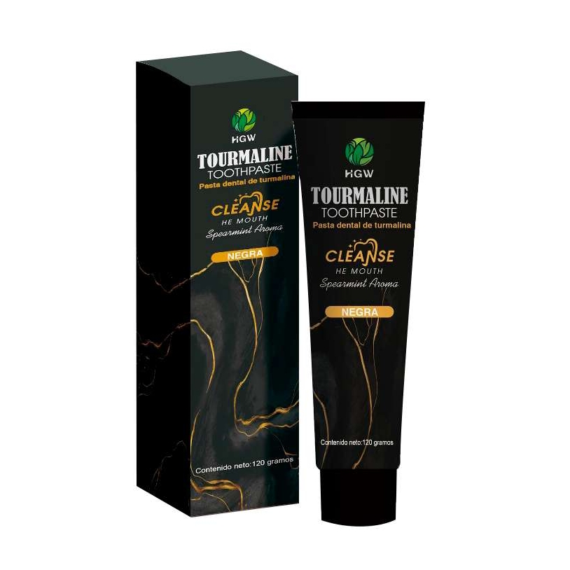 TOURMALINE TOOTHPASTE(BLACK)Pasta dental de turmalina HGW
